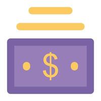 conceptos de dólar de moda vector