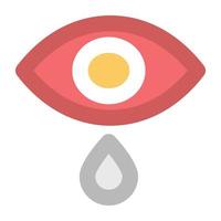 conceptos de lágrimas en los ojos vector