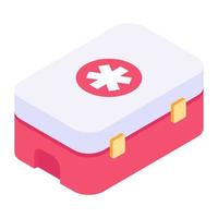 A vector of healthcare kit, isometric icon