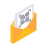 Bug inside phone showing mobile virus isometric icon, editable vector