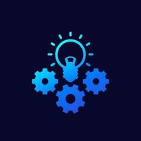 idea execution, execute ideas icon, vector