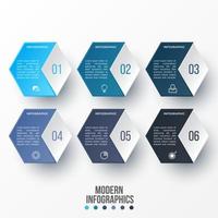 Vector 3D infographic template for presentation. Business data visualization. Abstract elements. Creative concept for infographic.