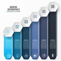 Vector 3D infographic template for presentation. Business data visualization. Abstract elements. Creative concept for infographic.