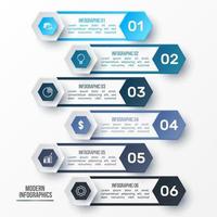 Vector 3D infographic template for presentation. Business data visualization. Abstract elements. Creative concept for infographic.