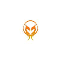 Phoenix logo icon design template vector