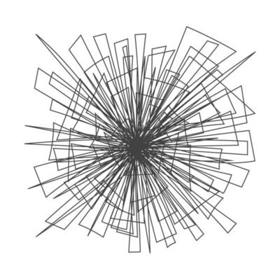 Tangle chaos abstract hand drawn messy scribble ball vector illustration.