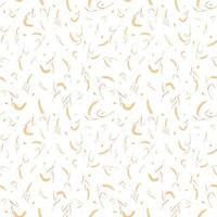 Seamless pattern with whole grain seeds organic, natural ears isolated on white background. vector