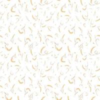 Seamless pattern with whole grain seeds organic, natural ears isolated on white background. vector