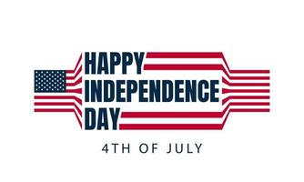 American Independence Day Background. Fourth of July. vector