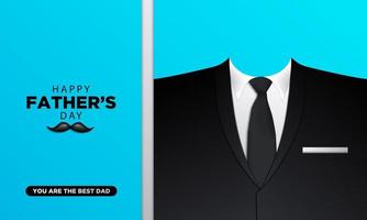 Happy Fathers Day Background. Good for greeting card. vector