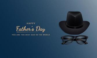 Happy Fathers Day Background. Good for greeting card. vector
