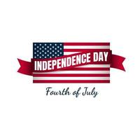 American Independence Day Background. Fourth of July. vector