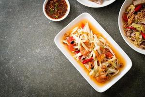 Som Tum - Spicy papaya salad photo