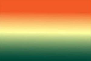 Abstract gradation color of orange white and green background photo