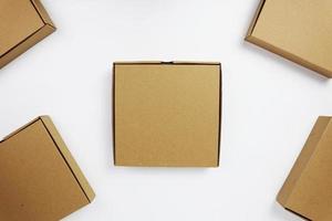 embalaje de caja para negocio de productos foto