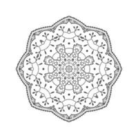 hermoso vector de mandala para el diseño