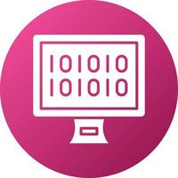 Binary Icon Style vector