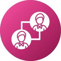 Team Work Icon Style vector