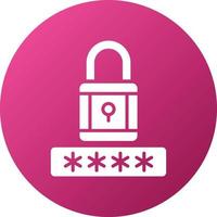 Password Icon Style vector