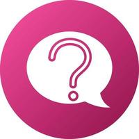 Question Icon Style vector