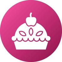 Apple Pie Icon Style vector