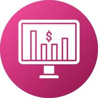 Stock Market Icon Style vector