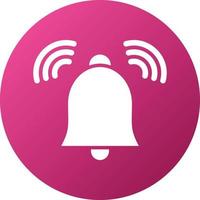 Notification Bell Icon Style vector