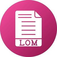 LOM Icon Style vector