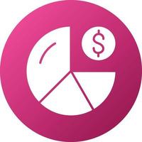 Pie Chart Icon Style vector