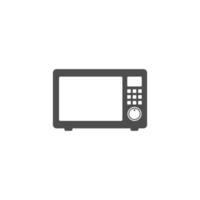 Microwave oven icon logo design template vector