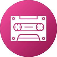 Cassette Icon Style vector