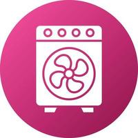 Electric Fan Icon Style vector