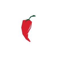 Chilli, red pepper icon logo design illustration vector