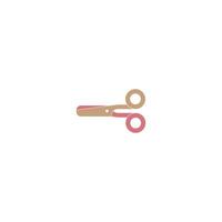 Scissor icon ilustration template vector