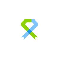 conciencia del cáncer de mama,vector de logotipo de cinta vector