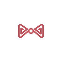 Bowties icon logo flat design template vector