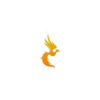 Phoenix logo icon design template vector