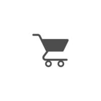 plantilla de diseño de icono de carrito de compras vector