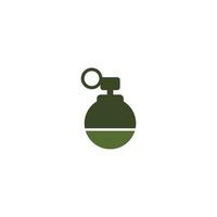 vector de plantilla de diseño de ilustración de icono de granada