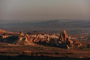 Beautiful geological formations, Cappadocia, Turkey photo