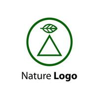 Nature logo design. logo template design vector