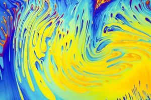 Rainbow colors. Psychedelic multi colored patterns background. Photo macro shot of soap bubbles