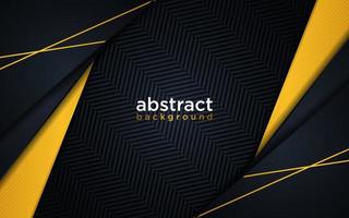 Abstract modern futuristic black background with line gold gradient vector