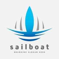 Sail Boat - Maritime Logo vector