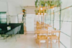 abstract blur coffee shop cafe and restaurant for background photo