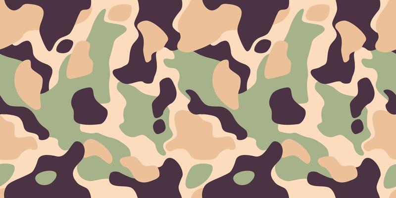 Modern camouflage seamless pattern. Vector abstract design for paper, cover, fabric, interior decor and other