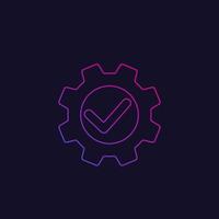 Execution icon, vector