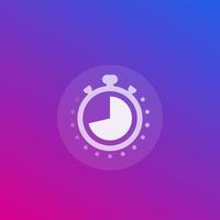 chronometer, countdown vector icon