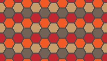 Seamless pattern. Hexagon ornament. Tile background. Ethnic motifs. Geometric web design. Mosaic textile print. vector