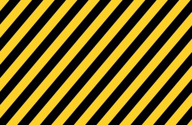 Black and yellow hazard stripes background.Industrial wallpaper.Lines and diagonal texture.Police line or danger tapes.Vector illustration.Sign, symbol  and icon.Caution or constuction concept.